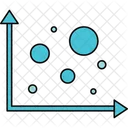 Bubble Chart Data Visualization Correlation Analysis Icon