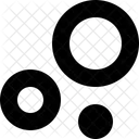Bubble Chart  Icon
