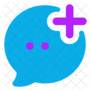 Bubble Chat Add  Icon