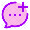Bubble Chat Add  Icon