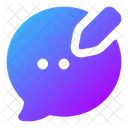 Bubble-Chat-Bearbeiten  Symbol