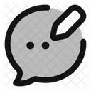 Bubble-Chat bearbeiten  Symbol