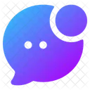 Bubble-Chat-Benachrichtigung  Symbol