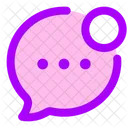 Bubble-Chat-Benachrichtigung  Symbol