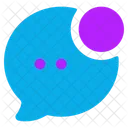 Bubble-Chat-Benachrichtigung  Symbol