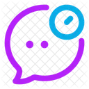 Bubble Chat Delay  Icon