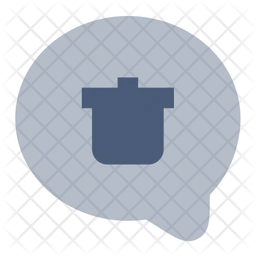 Bubble Chat Delete  Icon