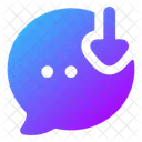 Bubble-Chat-Download  Symbol