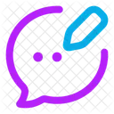 Bubble Chat Edit Icon