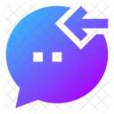 Bubble-Chat-Einkommen  Symbol