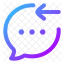 Bubble-Chat-Einkommen  Symbol