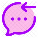 Bubble Chat Einkommen Symbol