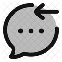 Bubble Chat Einkommen Symbol