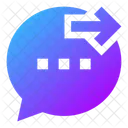 Bubble-Chat-Ergebnis  Symbol