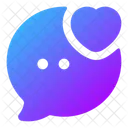 Bubble Chat Favourite Icon