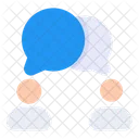 Bubble-Chat-Konversation  Symbol