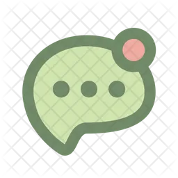 Bubble Chat Notfication  Icon