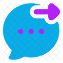 Bubble Chat Outcome  Icon