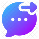 Bubble-chat-outcome  Icon
