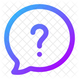 Bubble-chat-question  Icon