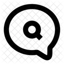 Bubble Chat Search Message Find Icon