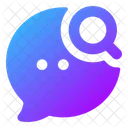 Bubble Chat Search Icon