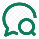 Bubble Chat Search  Icon