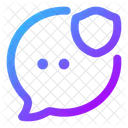 Bubble-chat-secure  Icon