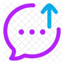 Bubble Chat Upload Icon