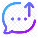 Bubble Chat Upload Icon