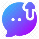 Bubble Chat Upload Icon