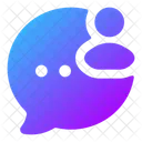 Bubble Chat User Icon