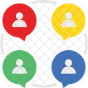 Bubble Chat Bubble Focus Group Icon