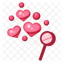 Bubble Love Sticker  Icon