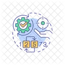 Bubble Sort Method  Icon