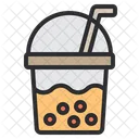 Bubble Tea Ice Tea Cup Icon