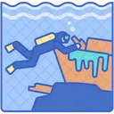 Buceo en naufragios  Icono