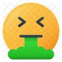 Kotzen Gesicht Emoji Icon