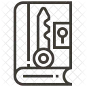 Buch Schlussel Passwort Symbol