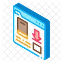 Buch Download Ordner Symbol