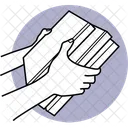 Buch halten Symbol