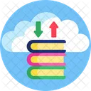 Bildung Hochladen Cloud Speicher Symbol