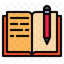 Buch Bearbeiten Stift Symbol