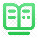 Offenes Buch Buch Bildung Symbol