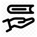 Buch schenken  Symbol