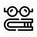 Bucher Brillen Weisheit Wissen Symbol