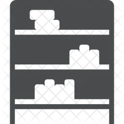 Bücherregal  Symbol