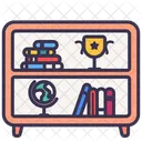 Bücherregal  Symbol