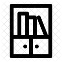 Bücherregal  Symbol