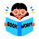 Bücherwurm  Symbol